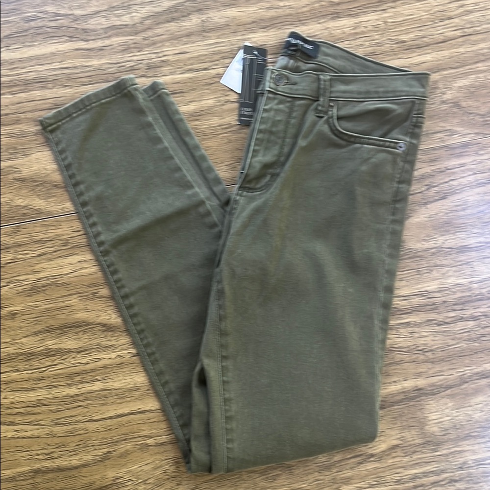 Olive Green Skinny Jeans Banana Republic NWT